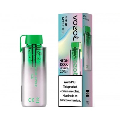 Vozol Neon 10000 Sour Apple İce