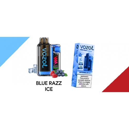 Vozol 20000 blue razz ice