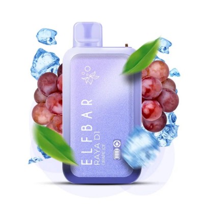 Elf Bar Raya D1 13000 Puff Grape Ice(Üzüm)